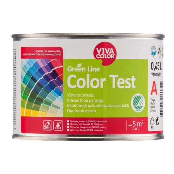 Vivacolor Green Line Color Test
