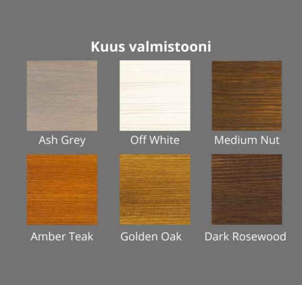 Tikkurila Valtti Plus Complete toonid